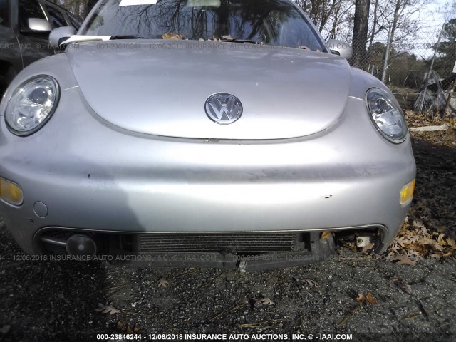 3VWDC21C51M416523 - 2001 VOLKSWAGEN NEW BEETLE GLX SILVER photo 6