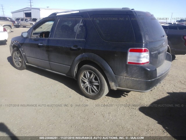 1FMDK03W18GA13575 - 2008 FORD TAURUS X LIMITED BLACK photo 3