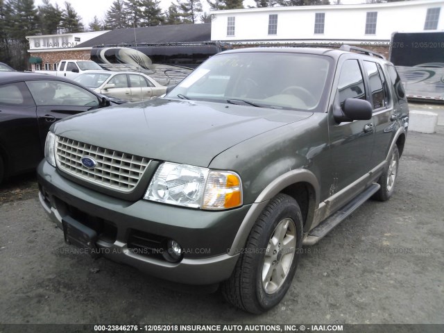 1FMZU74WX3UB32162 - 2003 FORD EXPLORER EDDIE BAUER GREEN photo 2