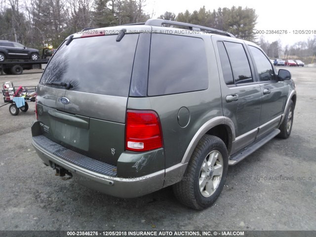 1FMZU74WX3UB32162 - 2003 FORD EXPLORER EDDIE BAUER GREEN photo 4