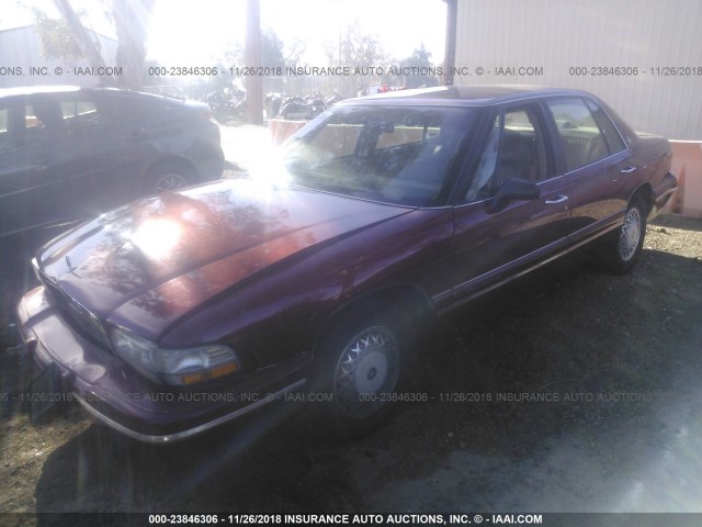 1G4CW52K3TH641068 - 1996 BUICK PARK AVENUE  RED photo 2