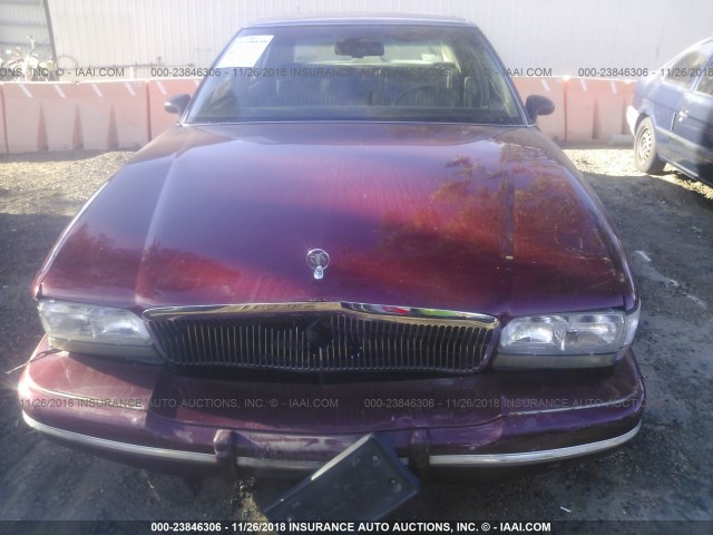 1G4CW52K3TH641068 - 1996 BUICK PARK AVENUE  RED photo 6