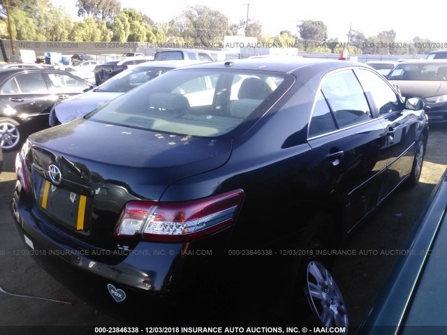 4T4BF3EK2BR164835 - 2011 TOYOTA CAMRY SE/LE/XLE BLACK photo 4