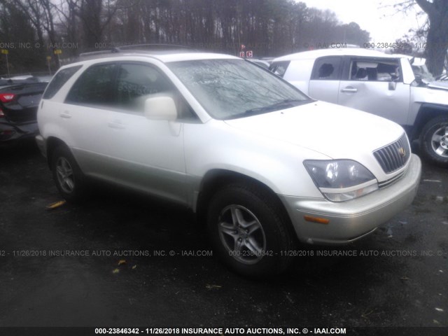 JT6GF10U4X0035941 - 1999 LEXUS RX 300 WHITE photo 1