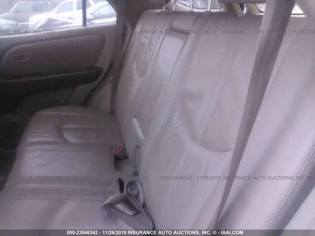 JT6GF10U4X0035941 - 1999 LEXUS RX 300 WHITE photo 8