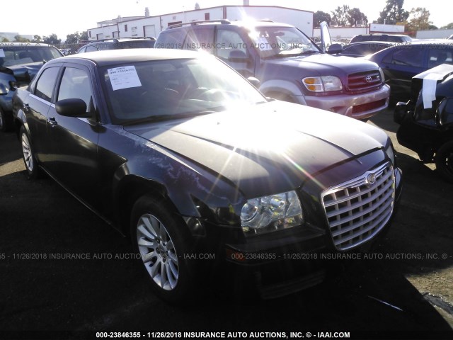 2C3LA43R28H293620 - 2008 CHRYSLER 300 LX BLACK photo 1