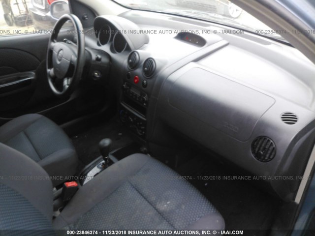 KL1TD66626B528997 - 2006 CHEVROLET AVEO LS BLUE photo 5