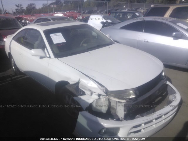 2T1CG22P31C423323 - 2001 TOYOTA CAMRY SOLARA SE WHITE photo 1