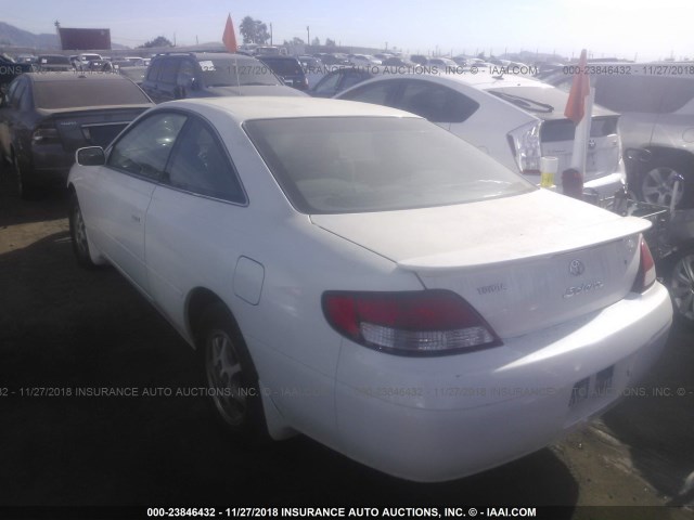 2T1CG22P31C423323 - 2001 TOYOTA CAMRY SOLARA SE WHITE photo 3