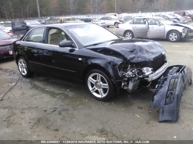 WAUAF78E27A104955 - 2007 AUDI A4 2/TURBO BLACK photo 1