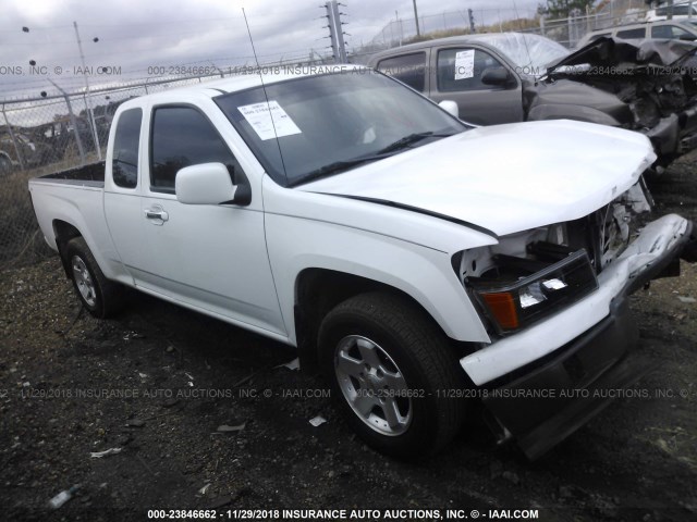 1GCESCFE0C8168490 - 2012 CHEVROLET COLORADO LT WHITE photo 1