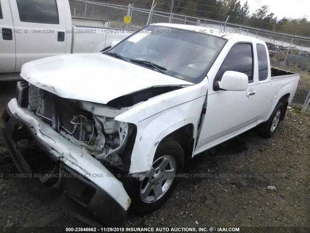 1GCESCFE0C8168490 - 2012 CHEVROLET COLORADO LT WHITE photo 2