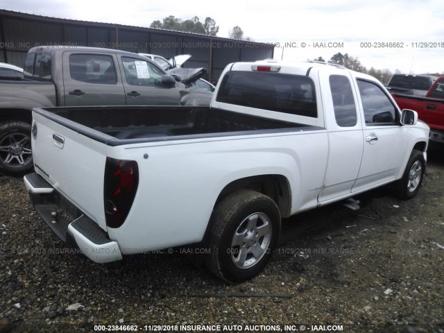 1GCESCFE0C8168490 - 2012 CHEVROLET COLORADO LT WHITE photo 4