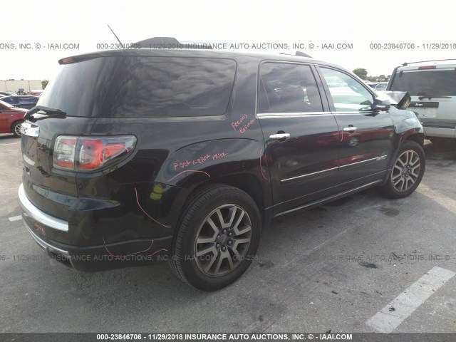 1GKKRTKD0DJ171237 - 2013 GMC ACADIA DENALI BLACK photo 4