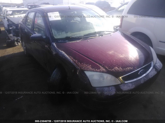 1FAFP34N17W127348 - 2007 FORD FOCUS ZX4/S/SE/SES Марун фото 5