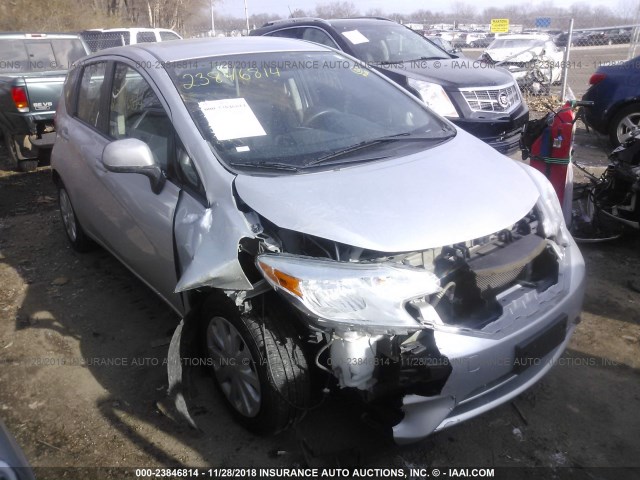 3N1CE2CP4FL373253 - 2015 NISSAN VERSA NOTE S/S PLUS/SV/SL/SR SILVER photo 1