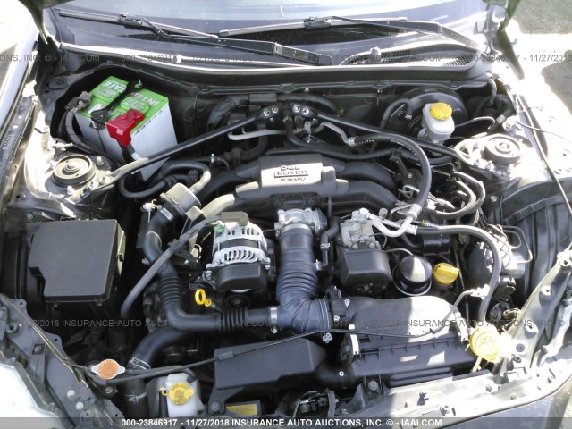 JF1ZNAA14D2716955 - 2013 TOYOTA SCION FR-S GRAY photo 10