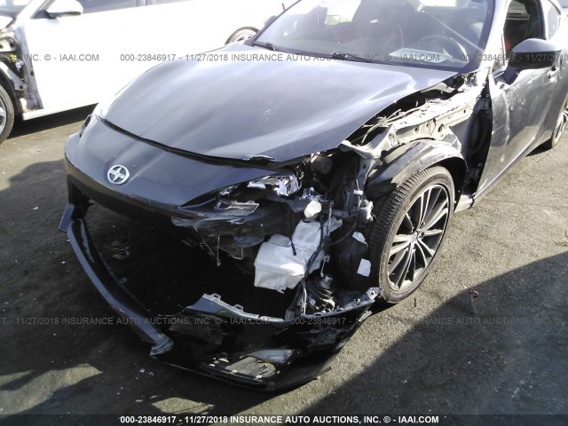 JF1ZNAA14D2716955 - 2013 TOYOTA SCION FR-S GRAY photo 6
