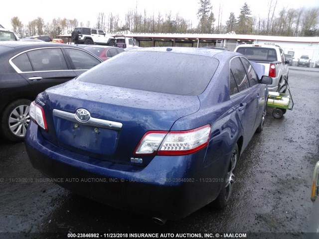 4T1BB3EK2BU126883 - 2011 TOYOTA CAMRY HYBRID Navy photo 4