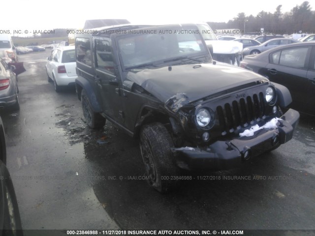 1C4AJWAG2FL581377 - 2015 JEEP WRANGLER SPORT GREEN photo 1