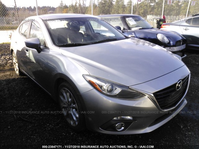 JM1BM1W3XE1109023 - 2014 MAZDA 3 GRAND TOURING SILVER photo 1