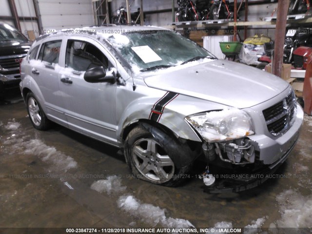 1B3HB48B48D644066 - 2008 DODGE CALIBER SXT SILVER photo 1