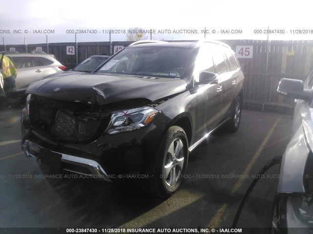 4JGDF6EE5KB183826 - 2019 MERCEDES-BENZ GLS 450 4MATIC BLACK photo 2