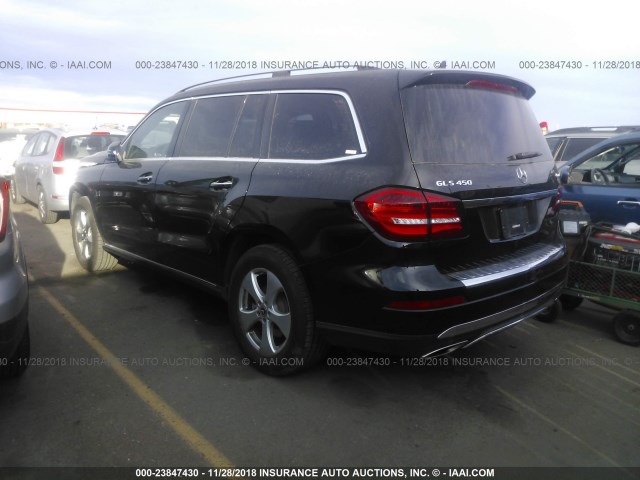 4JGDF6EE5KB183826 - 2019 MERCEDES-BENZ GLS 450 4MATIC BLACK photo 3