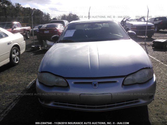 2G1WX15K529337531 - 2002 CHEVROLET MONTE CARLO SS SILVER photo 6