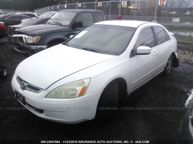 JHMCN364X5C013353 - 2005 HONDA ACCORD HYBRID WHITE photo 2