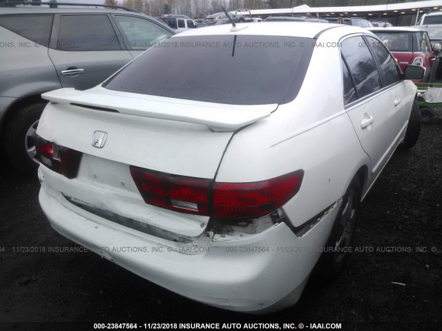 JHMCN364X5C013353 - 2005 HONDA ACCORD HYBRID WHITE photo 4