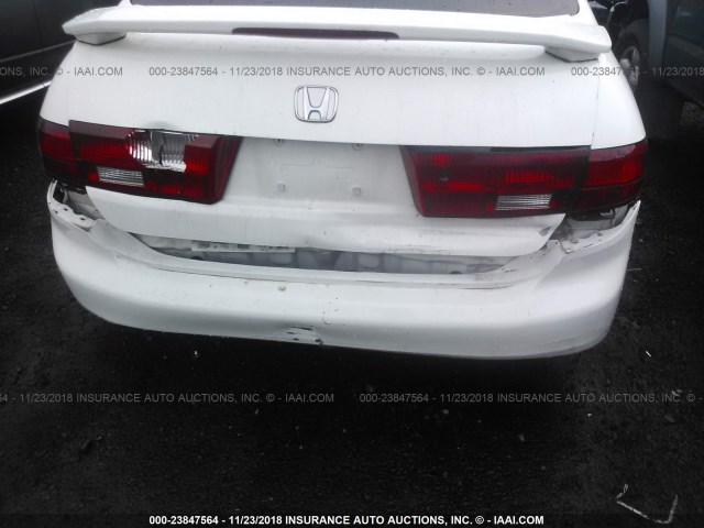 JHMCN364X5C013353 - 2005 HONDA ACCORD HYBRID WHITE photo 6