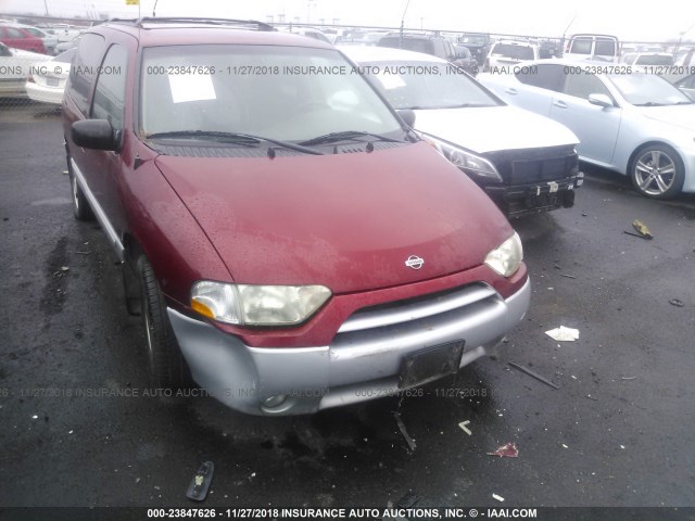 4N2ZN16T92D805939 - 2002 NISSAN QUEST SE RED photo 6