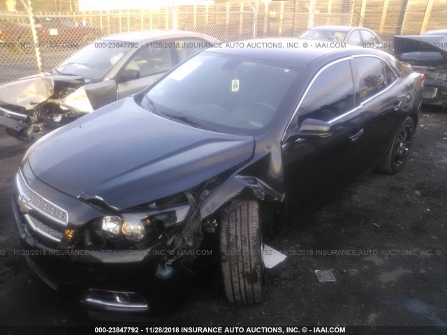 1G11H5SA3DF301891 - 2013 CHEVROLET MALIBU LTZ შავი ფოტო 2