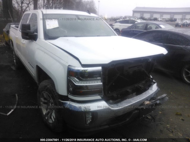 3GCUKREC3GG195634 - 2016 CHEVROLET SILVERADO K1500 LT WHITE photo 1