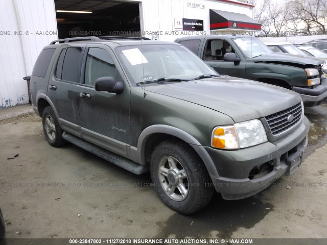 1FMDU73E92ZB79915 - 2002 FORD EXPLORER XLT GREEN photo 1