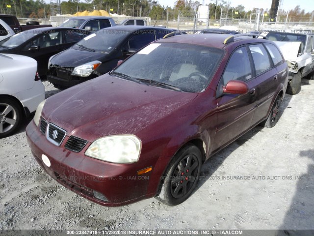 KL5JD86Z45K145783 - 2005 SUZUKI FORENZA S 红色 照片 2