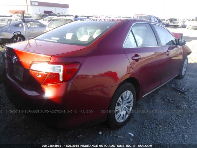 4T1BF1FK5DU652208 - 2013 TOYOTA CAMRY L/SE/LE/XLE 红色 照片 2