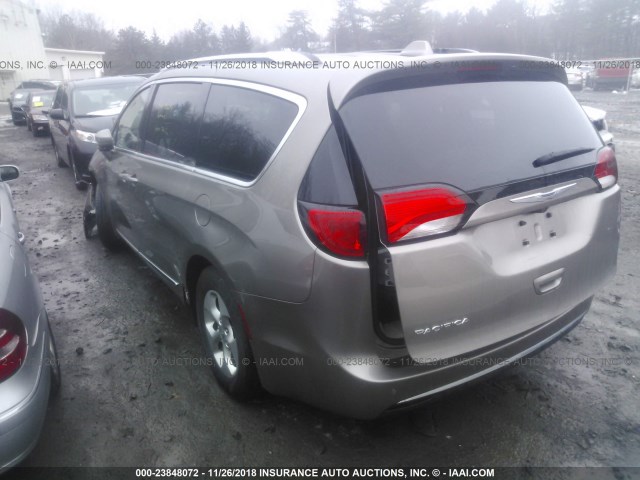 2C4RC1EG0HR536832 - 2017 CHRYSLER PACIFICA TOURING L PLUS GOLD photo 3