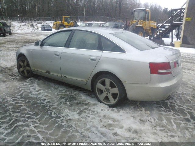 WAUDH74F48N132160 - 2008 AUDI A6 3.2 QUATTRO SILVER photo 3