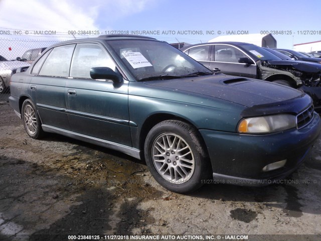 4S3BD6757V7214001 - 1997 SUBARU LEGACY GT GREEN photo 1