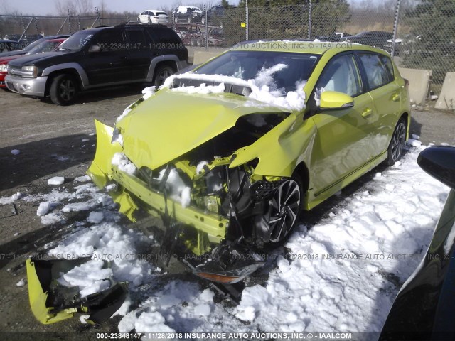 JTNKARJE5GJ501731 - 2016 TOYOTA SCION IM GREEN photo 2