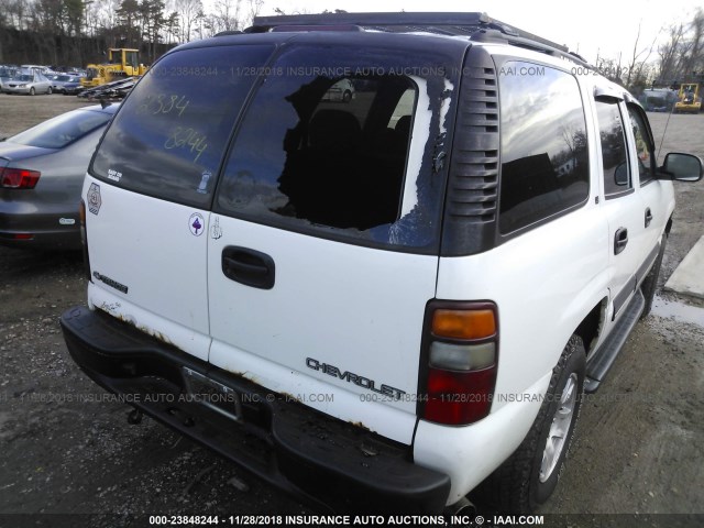 1GNEK13V82J285452 - 2002 CHEVROLET TAHOE K1500 WHITE photo 6