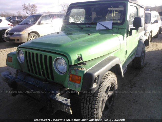 1J4FA29164P743865 - 2004 JEEP WRANGLER / TJ SE GREEN photo 2