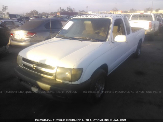 4TAVL52N8WZ130224 - 1998 TOYOTA TACOMA XTRACAB WHITE photo 2