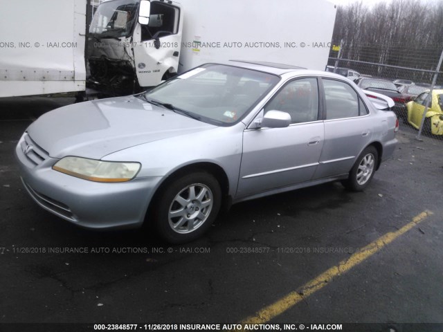 1HGCG66852A012376 - 2002 HONDA ACCORD EX/SE SILVER photo 2