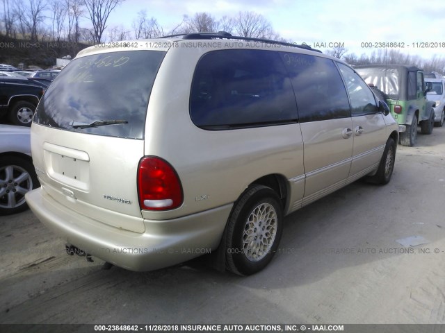 1C4GP64L0WB646833 - 1998 CHRYSLER TOWN & COUNTRY LXI GOLD photo 4