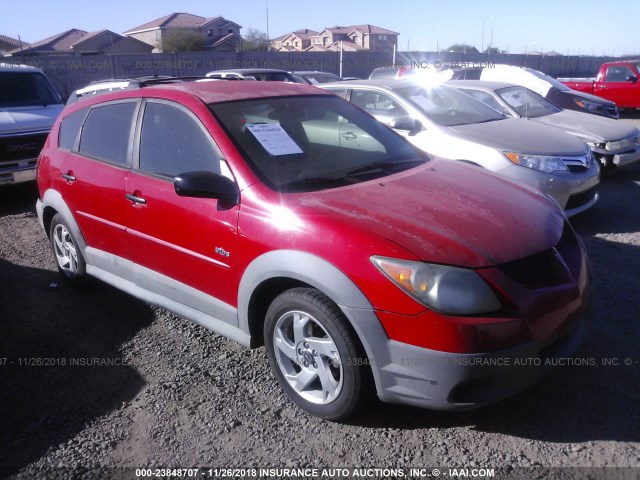 5Y2SL62814Z463529 - 2004 PONTIAC VIBE RED photo 1