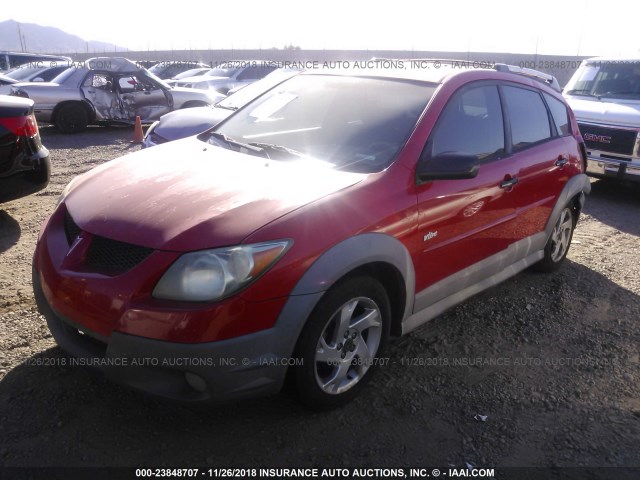 5Y2SL62814Z463529 - 2004 PONTIAC VIBE RED photo 2