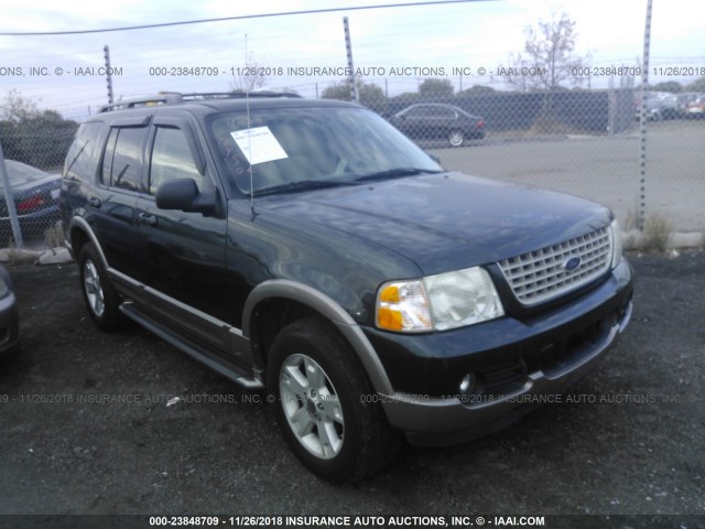 1FMDU64W14UB38082 - 2004 FORD EXPLORER EDDIE BAUER GREEN photo 1